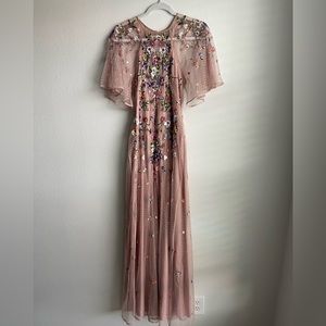 ASOS floral sheer maxi dress. Size 6. Only been worn once. In great condition.
